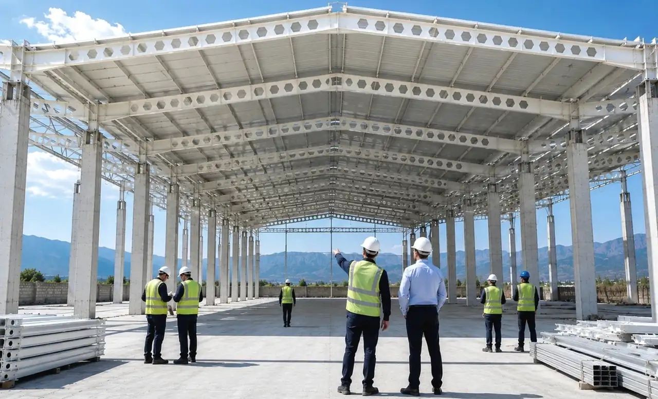 Endüstriyel çatı taşıyıcı sistemi
